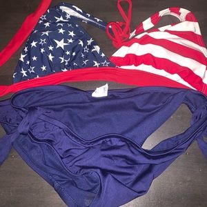 American flag bikini